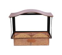 Mangeoire À Oiseaux À Montage Sur Fenêtre, Métal Résistant Aux Intempéries, 22,5 X 11,2 X 5,1 Cm, Mangeoire Pour Oiseaux Sauvages, Station D'alimentation Pour Pinsons, Support Amovible, Pour Balcon Et