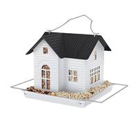 # Mangeoire à oiseaux à suspendre avec lumières - Décoration de jardin pour l'extérieur pour maman, grand-mère, Noël (B, taille unique)