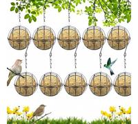 Mangeoire à oiseaux à suspendre, mangeoire à oiseaux, mangeoire pliable pour oiseaux, observateur d'oiseaux, décoration de jardin, mangeoire en plastique pour oiseaux, convient pour le jardin (10