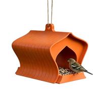Mangeoire à oiseaux à suspendre - Ornement extérieur en matériau d'impression 3D - Station d'observation des animaux sauvages - Cadre pour un environnement calme | Nature Lover Hardware Installation