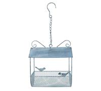 Mangeoire à oiseaux à suspendre pour jardin, cour, porche, support de graines de noix