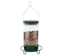 Mangeoire à Oiseaux Anti-écureuils - Distributeur de à Suspendre activé par Le Poids, Station d'alimentation extérieure en métal | Mécanisme de Protection Anti-montée, Solution d'alimentation