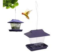 Mangeoire à oiseaux avec couvercle anti-fuite, grande capacité pour balcon, extérieur, jardin, cour