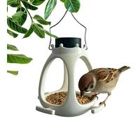 Mangeoire à Oiseaux avec Lumière Solaire | Dispositif d'Alimentation avec Lampe LED Solaire pour Extérieur | Accessoires pratiques pour oiseaux,Pour Jardins, Balcons, Forêts, Attire Mésanges, Moineaux