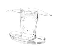 Mangeoire à oiseaux avec ventouse | Fabriqué à partir d'acrylique résistant, support à ventouse sécurisé, idéal pour une utilisation en intérieur et en extérieur