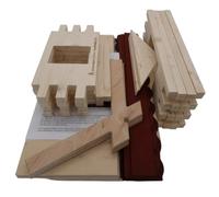 Mangeoire à oiseaux Charlie rouge Manufaktur Martinshof L : 47 cm l : 38,5 cm H : 43 cm Matériau : bois d'épicéa non traité Mangeoire Jardin Bois Cadeau de mariage Villa à oiseaux Terrasse