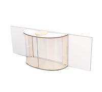 Mangeoire à Oiseaux de fenêtre, insistance intérieure Falsification des Oiseaux à preuves d'oiseaux réglables Stables à 180 ° Claire Vue Oiseau pour l'observation des Oiseaux