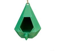 Mangeoire à oiseaux de jardin en matériau adapté pour une exposition constante à l'extérieur et un remplissage régulier (B - Vert)