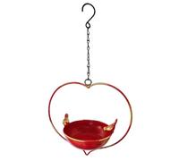 Mangeoire à oiseaux, Décoration Extérieure en Fer en Forme de Cœur Imperméable, Pour balcon, jardin, terrasse, observation des oiseaux, pour Jardin, Cour, Extérieur, Balcon, Paysagisme, Observation et