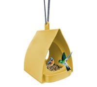 Mangeoire à Oiseaux - Design Ouvert Suspension Décorative,Forme De Cabane Suspendable Et Montable Nichoir - pour Jardin Extérieur Hiver Balcon Écureuil Colibri