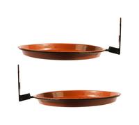 Mangeoire à oiseaux d'extérieur anti-écureuils avec double compartiments, décoration de jardin multifonctionnelle, mangeoire à oiseaux pour jardin