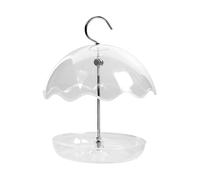 Mangeoire à Oiseaux d'extérieur - Plateau Ouvert Transparent, présentoir Transparent à Suspendre pour | Support d'attracteur décoratif, Outil d'observation scénique à Structure pour Pat