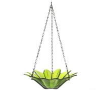 Mangeoire à oiseaux d'extérieur prête à suspendre avec composition équilibrée de marguerites pour une suspension stable et un comportement naturel d'approche des oiseaux (vert)