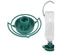 Mangeoire à Oiseaux,Distributeur Jardin avec Bac Alimentaire Bouteille - Plat De Nourriture pour Oiseaux - pour Fenêtre Balcon Terrasse Jardin Attirer la Faune Sauvage Arrière-Cour