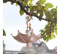 Mangeoire à oiseaux élégante en forme de papillon à suspendre, parfaite pour les amateurs d'observation des oiseaux qui cherchent à embellir leur jardin (libellule)