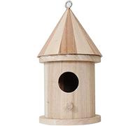 Mangeoire à oiseaux en bois à suspendre pour l'extérieur - Idéal pour jardiner et attirer les oiseaux