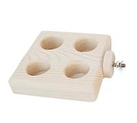 Mangeoire à oiseaux en bois | Jouets puzzle pour oiseaux et perroquets | Perchoirs pour cage à oiseaux pour cage - Jouets interactifs pour ara, perruche, perroquet, conure, gris africain