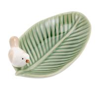 Mangeoire à oiseaux en céramique, plateau de sol, assiettes à dîner en porcelaine, boucles d'oreilles for oiseaux, plat à bijoux, assiette en porcelaine, plateau à parfum, plateau à bijoux, table à ma