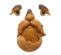 Mangeoire à Oiseaux en Forme d'arbre, Sculpture en résine représentant Le Visage d'un Vieil Homme, Sculpture de mangeoire pour Oiseaux Sauvages, idéale pour la décoration des Parcs et Jardins.