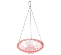 Mangeoire à oiseaux en forme de fleur à suspendre pour colibri - Fournitures de bain d'oiseaux pour jardin, cour, ferme