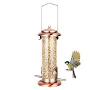 Mangeoire À Oiseaux en Métal - À Orifices Multiples Anti Écureuils - Mangeoire pour Oiseaux Protégée Contre Les Écureuils | pour Balcon Jardin Terrasse Intérieur