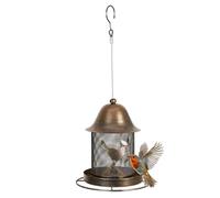 Mangeoire à oiseaux en métal - d'alimentation - Station d'alimentation pour oiseaux | pour extérieur, patio, balcon, jardin, famille, ami, grands-parents