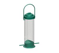 Mangeoire à oiseaux en métal pour l'extérieur - Distributeur de en maille robuste à suspendre, résistant aux intempéries | Station d'alimentation pour oiseaux chanteurs d'arrière-cour