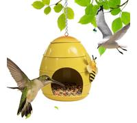Mangeoire à oiseaux en métal, résistante aux intempéries, pour petite mangeoire à oiseaux, décoration extérieure | Pour jardin, cour, terrasse, balcon, pinson, colibri sauvage, observation des