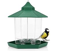 Mangeoire à Oiseaux Exterieur Suspendue - Imperméable - Mangeoire Oiseaux Exterieur avec Distributeur Graines
