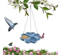 Mangeoire À Oiseaux Extérieure - Bassin d'eau en Forme de Pétales pour Oiseaux - Bol de Nourriture pour Colibris du Jardin | pour Balcon Clôture Terrasse Patio Jardin Extérieur Cour