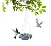 Mangeoire À Oiseaux Extérieure | Fontaine À Eau en Forme De,Bol de Nourriture pour Colibris du Jardin - pour Balcon Clôture Terrasse Patio Jardin Extérieur Cour