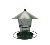 Mangeoire à oiseaux | Finches Feeder | Établi extérieur suspendu en métal résistant aux intempéries grand pour la décoration de jardin de jardin de jardin