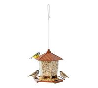 Mangeoire à oiseaux,Gamelle à Eau Suspendue - Mangeoire à Oiseaux Fenêtre Anti-écureuils Comprend Plateau D'atterrissage - Pour Oiseaux De Jardin Extérieurs Animaux Dans La Nature