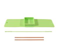 Mangeoire à oiseaux - Gamelle de nourriture pour oiseaux | Gamelle en silicone avec perchoirs en bois réglable et station de suspension pour observer la faune, jardin, cour, patio, porche, accessoire