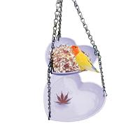 Mangeoire à oiseaux - Gamelle pour l'extérieur - Résistant aux déversements - Plateau d'alimentation pour oiseaux, bol d'eau pour jardin, cour, faune, sanctuaire, terrasse, observation des oiseaux