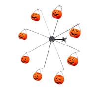 Mangeoire à oiseaux inspirée de la roue tourbillonnante d'Halloween avec mouvement rotatif, parfaite pour observer les oiseaux dans votre cour et votre jardin