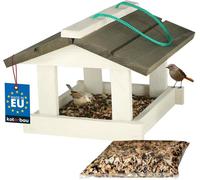 Mangeoire à oiseaux - Kotarbau - Bois - 0,5 kg de nourriture - Résistante aux intempéries - Suspendue