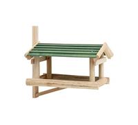 Vidaxl Mangeoire À Oiseaux Bois De Sapin 35x29,5x21 Cm