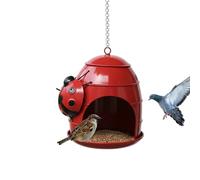 Mangeoire à Oiseaux Maison En Métal Imperméable