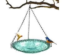 Mangeoire À Oiseaux, Mangeoire À Oiseasux D'extérieur | Bains D’oiseauxs Suspendu - D'alimentatison pour Jardin, Plateau De Bain d'oiseaux, Eau pour Oiseauxs Ou Bain D'oiseausx, Bains D'oi