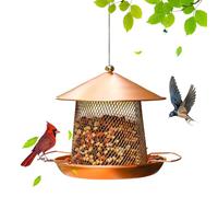 Mangeoire à oiseaux - Mangeoire à oiseaux à suspendre, décoration extérieure pour animaux sauvages, distributeur de nourriture | Accent de jardin, pour jardin, balcon, terrasse, parc, rouge-gorge