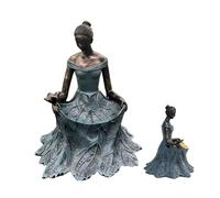 Mangeoire à oiseaux | Mangeoire à oiseaux en résine Statue de fée d'extérieur - Mangeoire de jardin - pour jardin cour patio extérieur porche pelouse amoureux de la nature sauvage et