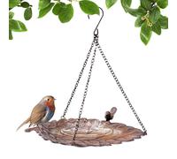Mangeoire à oiseaux - Mangeoire pour oiseaux - Mangeoire pour oiseaux - Mangeoires pour colibris pour l'extérieur - Grand bol d'eau à suspendre pour colibris avec chaînes pour terrasse, cour, jardin