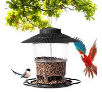 Mangeoire à oiseaux, Mangeoire pour oiseaux sauvages, décoration de cour, résistante aux intempéries et imperméable, Lanterne extérieure imperméable de jardin de cardinaux, grande capacité pour les mo
