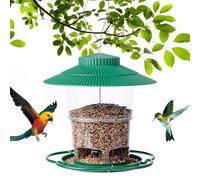 Mangeoire à Oiseaux, Mangeoire pour Oiseaux Sauvages résistante aux intempéries, Lanterne extérieure imperméable de Jardin de Cardinaux, Grande capacité pour Les moineaux d'oiseaux Bleus