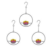 Mangeoire à oiseaux, mangeoires d'eau pour colibri, distributeur d'eau, accessoires pour oiseaux pour rouge-gorge, moineau, pinson, recharge facile, extérieur 24 x 16 x 6 cm