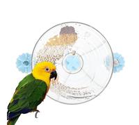 Mangeoire à oiseaux pivotante - 11,9 x 11,9 x 4 cm La grande roue du plaisir, mangeoire à oiseaux sauvages à suspendre | Roues pivotantes pour perroquets | Jouet d'exercice à mâcher | Amusant pour les