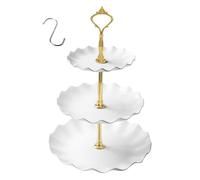 Mangeoire à oiseaux | Plateau d'alimentation à eau pour perroquets, 3 couches à suspendre à trois niveaux avec crochets, grande plate-forme pour décoration de jardin, mangeoire sauvage en plein air