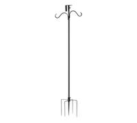 Mangeoire à oiseaux | Poteau réglable pour mangeoire à oiseaux, supports de décoration de jardin réglables pour lampes solaires, carillons éoliens, plantes de vigne