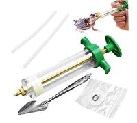 Mangeoire à Oiseaux pour bébé Kit d'alimentation pour Oiseaux 6 pièces/Ensemble 50 ML Alimentation pour avec Tuyau et cuillères Dispositif à Main avec échelle et vis de positionnement